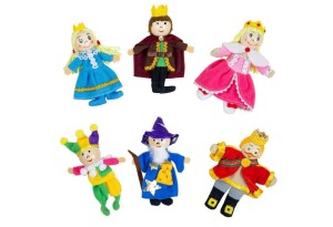 Кукли за пръсти за куклен театър - Кралство - 6 броя