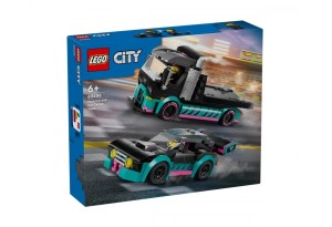 LEGO City Great Vehicles 60406 - Състезателна кола и камион автовоз