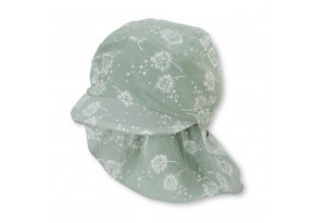 Лятна шапка с UV 50+ защита за момичета с платка на врата    - 53 см., 2-3 г.