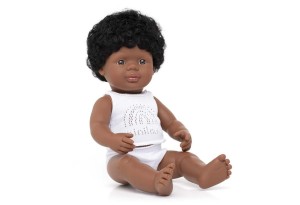 Miniland Кукла момче 38см  Африка (в плик) - 11834