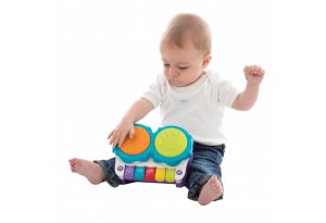 Playgro - Музикална играчка 2 в 1 'Пиано и Барабани'