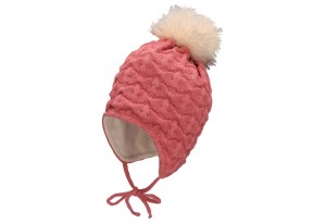 Плетена детска шапка с естествена вълна - мерино, Sterntaler - 45 см. / 6-9 м.