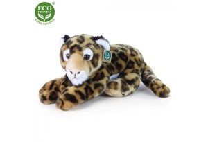 Плюшен Леопард, лежащ, 40 см., серия Еко приятели