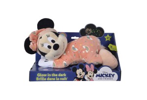 Плюшена играчка Simba Disney Minnie Mouse Светеща в тъмното, 30 см.