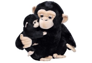 Плюшена играчка Wild Republic Шимпанзе мама и бебе 24091 30 см.