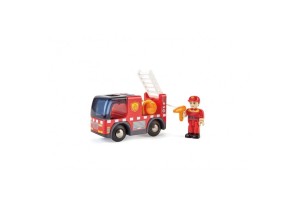 Пожарна кола със сирена