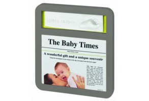 Baby Art - Рамка за отпечатък и новини от деня на раждането- Trendy