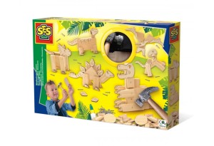SES - Комплект за дърводелство: Динозаври