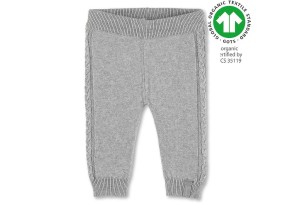 Сиви бебешки плетени панталони, Sterntaler - 62 см. / 4-5 м.