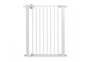 Safety 1st - Универсална метална висока преграда за врата - бял цвят