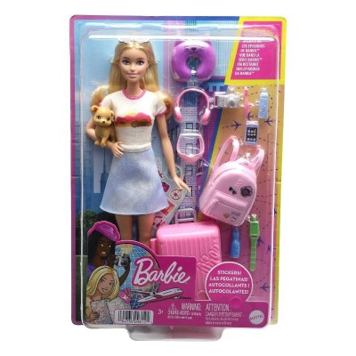 Barbie Travel Malibu Кукла С Аксесоари