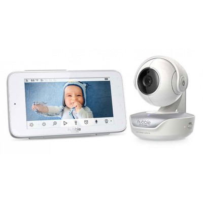 Бебефон с камера със сензорен дисплей Hubble Connected Nursery Pal Deluxe Smart HD