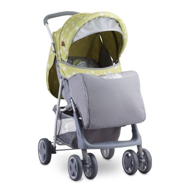 Lorelli - Детска количка Terra+Покривало Green&amp;grey Elephant 