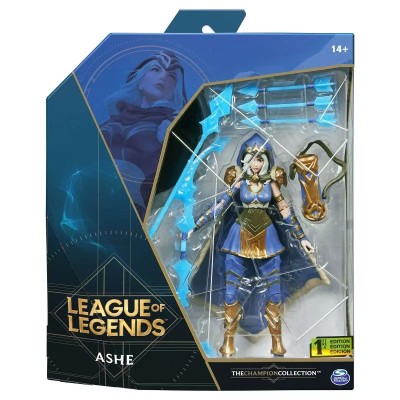 Фигурка Spin Master League of Legends The Champion Collection, Ashe с аксесоари, 15 см