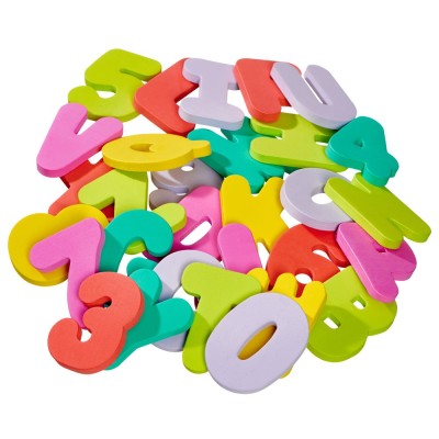Играчки за баня букви и цифри