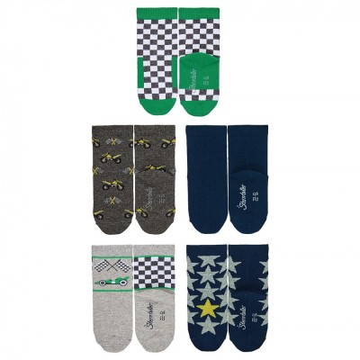 Комплект детски чорапи за момче Sterntaler- 5 чифта