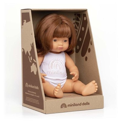 Miniland Кукла момиче 38см с червена коса - 31150
