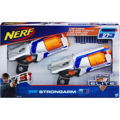 Пистолети Hasbro Nerf N-Strike Elite Strongarm, 2 бр.