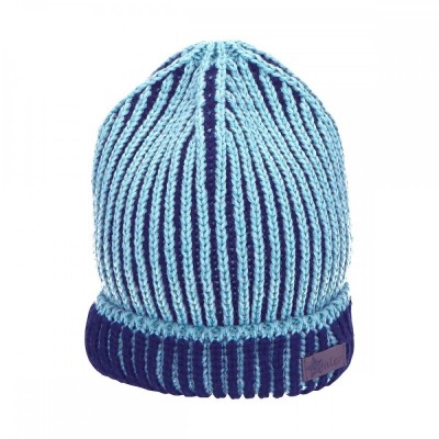 Плетена шапка с контрастен рипсен десен, Sterntaler - 53 см. / 2-4 г.
