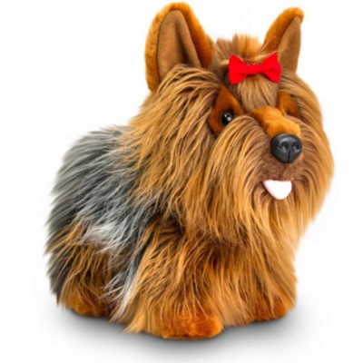 Keel Toys - Плюшено куче, Йорки, стоящо - 40 см.