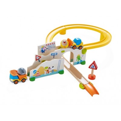 Система за детска игра HABA Kullerbü –На строителния обект